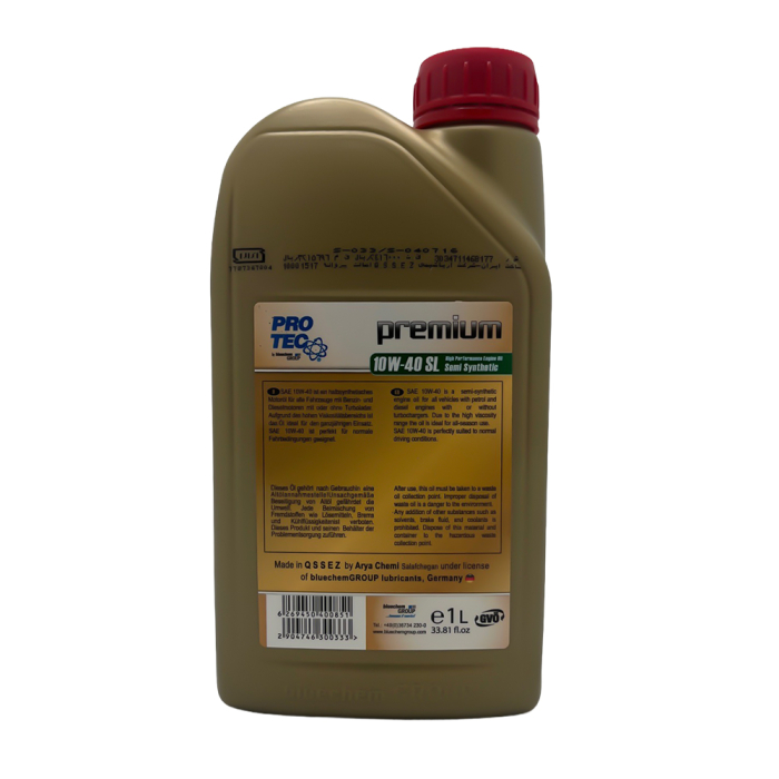 روغن موتور 1 لیتری PROTEC 10w-40